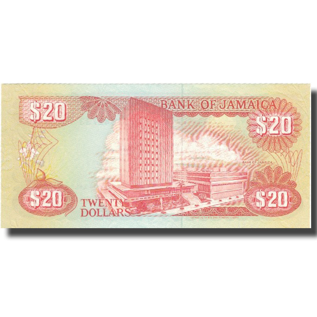 Banconote, Giamaica, 20 Dollars, 1995, 1995-02-01, KM:72e, SPL+