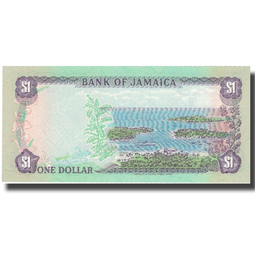 Billet, Jamaica, 1 Dollar, 1987, 1987-09-01, KM:68Ab, SPL+