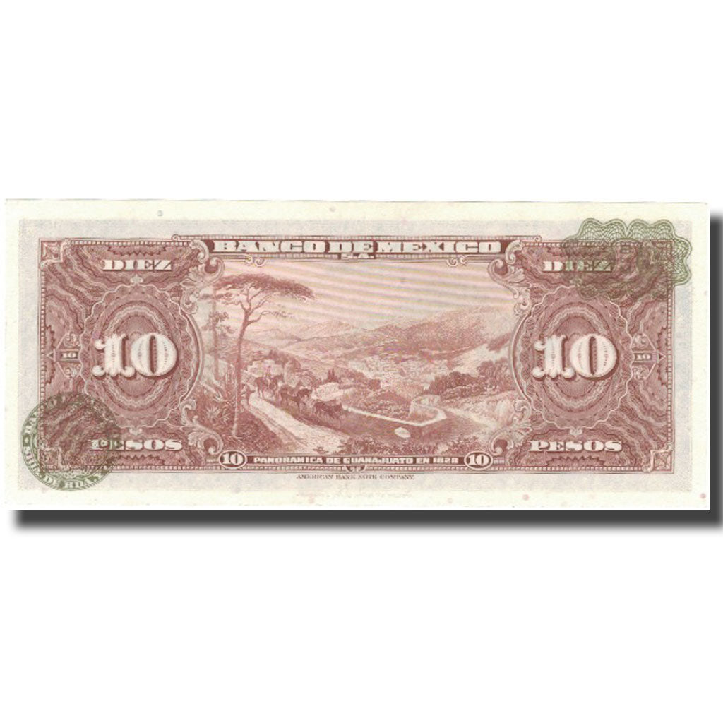 Banknote, Mexico, 10 Pesos, 1961, 1961-11-08, KM:58i, UNC(63)