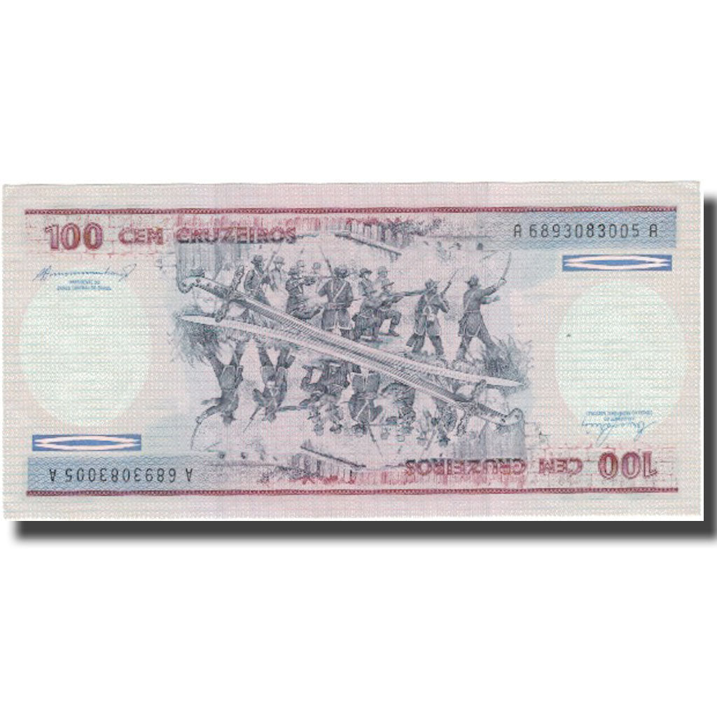 Banconote, Brasile, 100 Cruzeiros, KM:198b, SPL