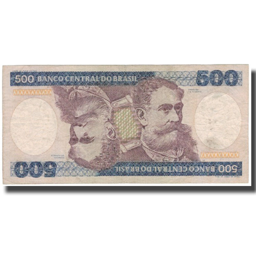 Geldschein, Brasilien, 500 Cruzeiros, KM:200a, SS+