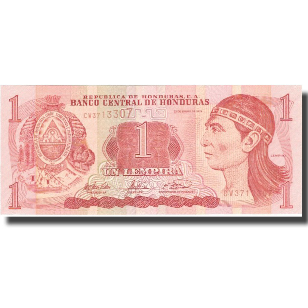 Billete, 1 Lempira, 2003, Honduras, 2003-01-23, KM:84c, SC+
