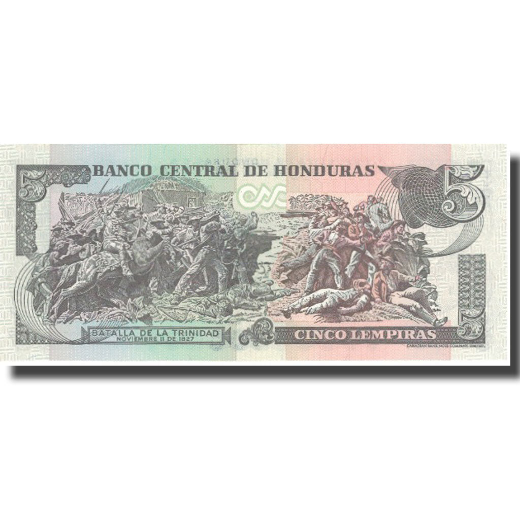 Billet, Honduras, 5 Lempiras, 2003, 2003-01-23, KM:85c, SPL+