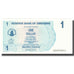 Billete, 1 Dollar, 2007, Zimbabue, 2007-07-31, KM:37, SC+