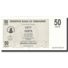 Banknote, Zimbabwe, 50 Cents, 2007, 2007-07-31, KM:36, UNC(65-70)