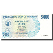Banconote, Zimbabwe, 5000 Dollars, 2007, 2007-07-31, KM:45, FDS