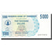 Banconote, Zimbabwe, 5000 Dollars, 2007, 2007-07-31, KM:45, FDS
