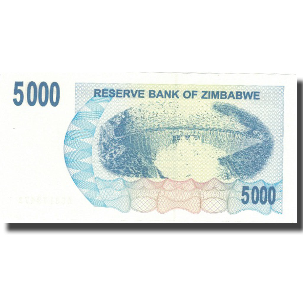 Banconote, Zimbabwe, 5000 Dollars, 2007, 2007-07-31, KM:45, FDS