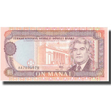 Geldschein, Turkmanistan, 10 Manat, KM:3, UNZ