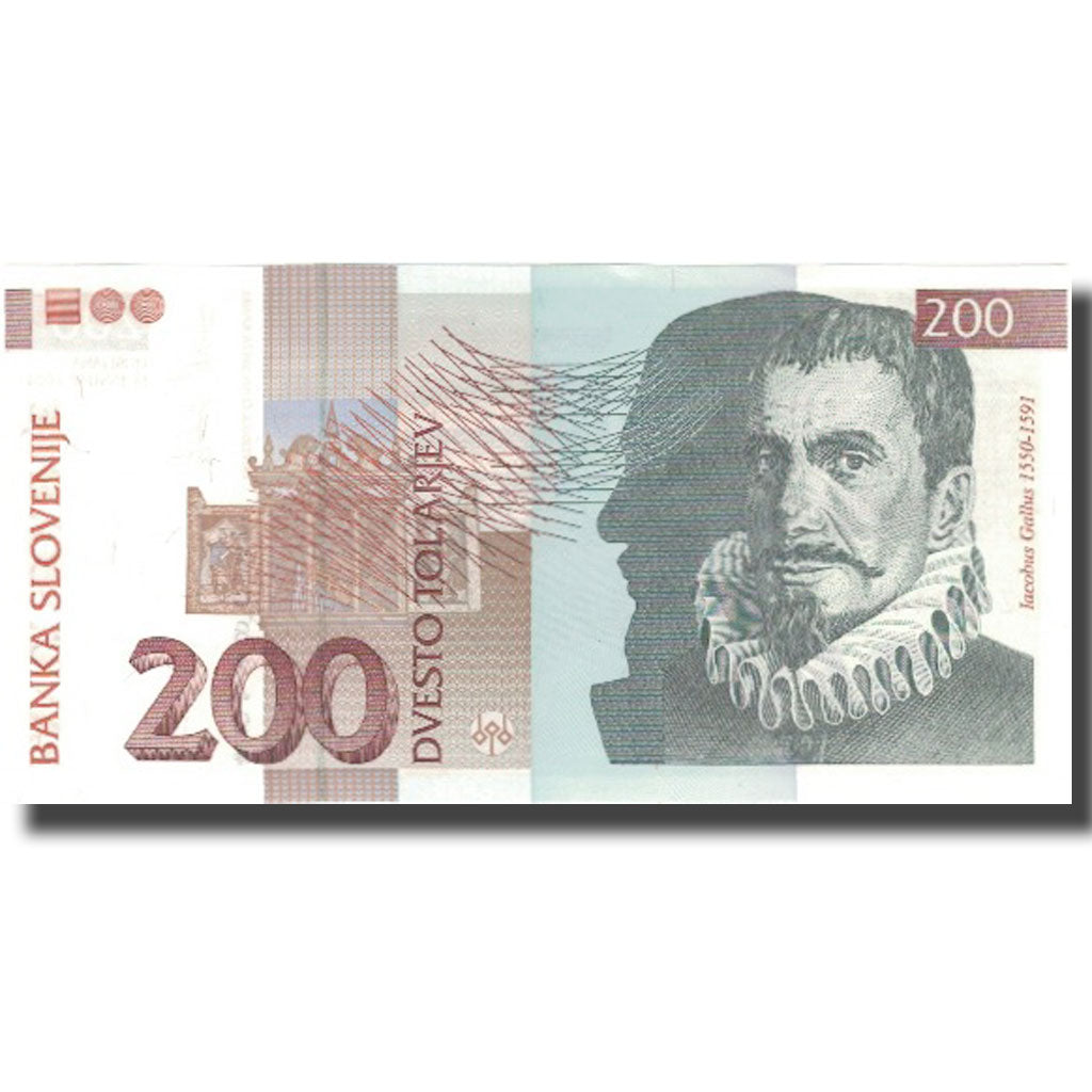 Banknote, Slovenia, 200 Tolarjev, 2004, 2004-01-15, KM:15d, UNC(65-70)