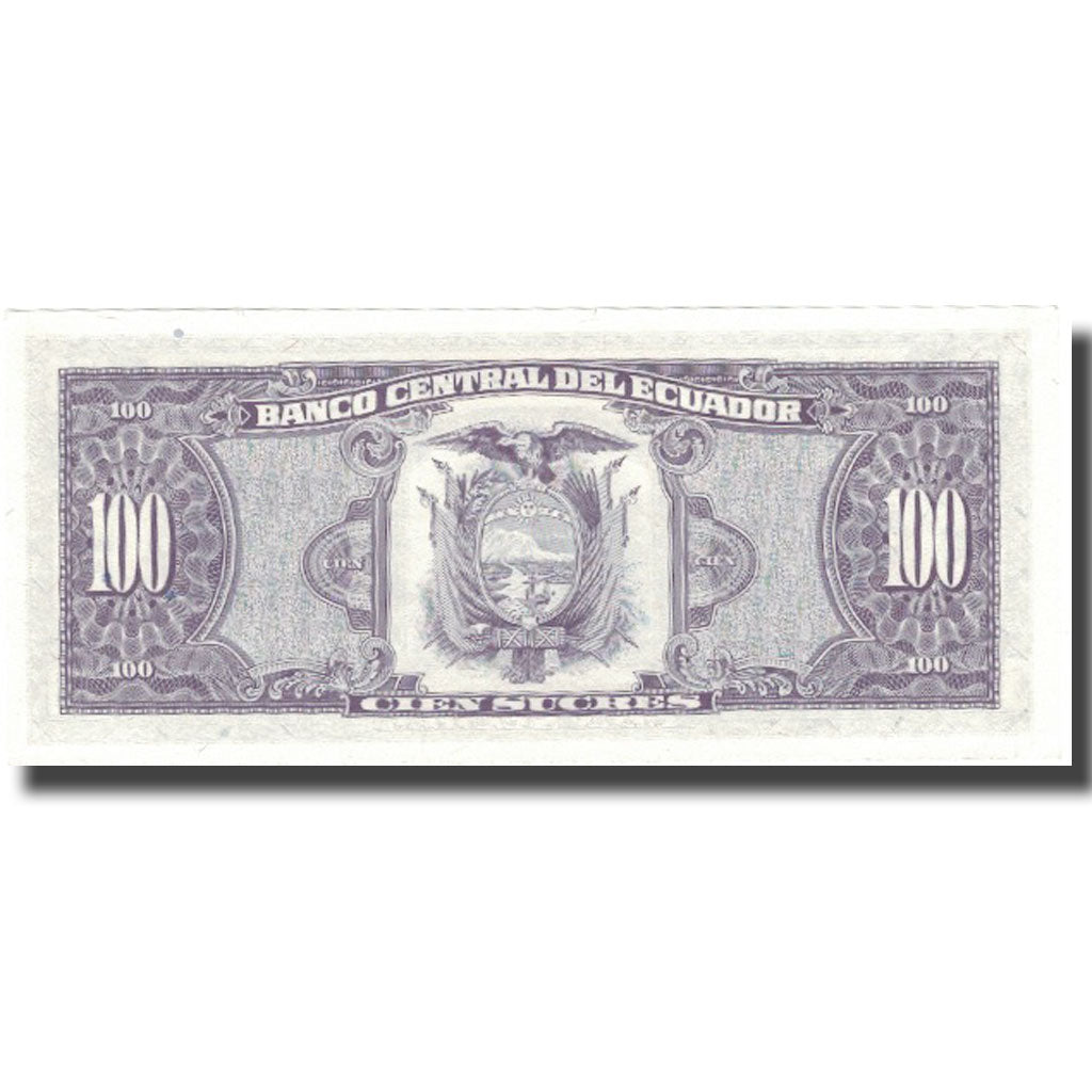 Banknote, Ecuador, 100 Sucres, 1994, 1994-02-21, KM:123Ac, UNC(60-62)