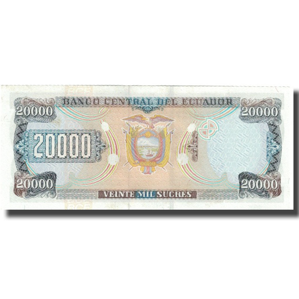 Banknote, Ecuador, 20,000 Sucres, 1999, 1999-03-26, KM:129e, UNC(63)