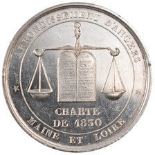 France, Notary, Token, MS(60-62), Silver, Lerouge #18, 13.00