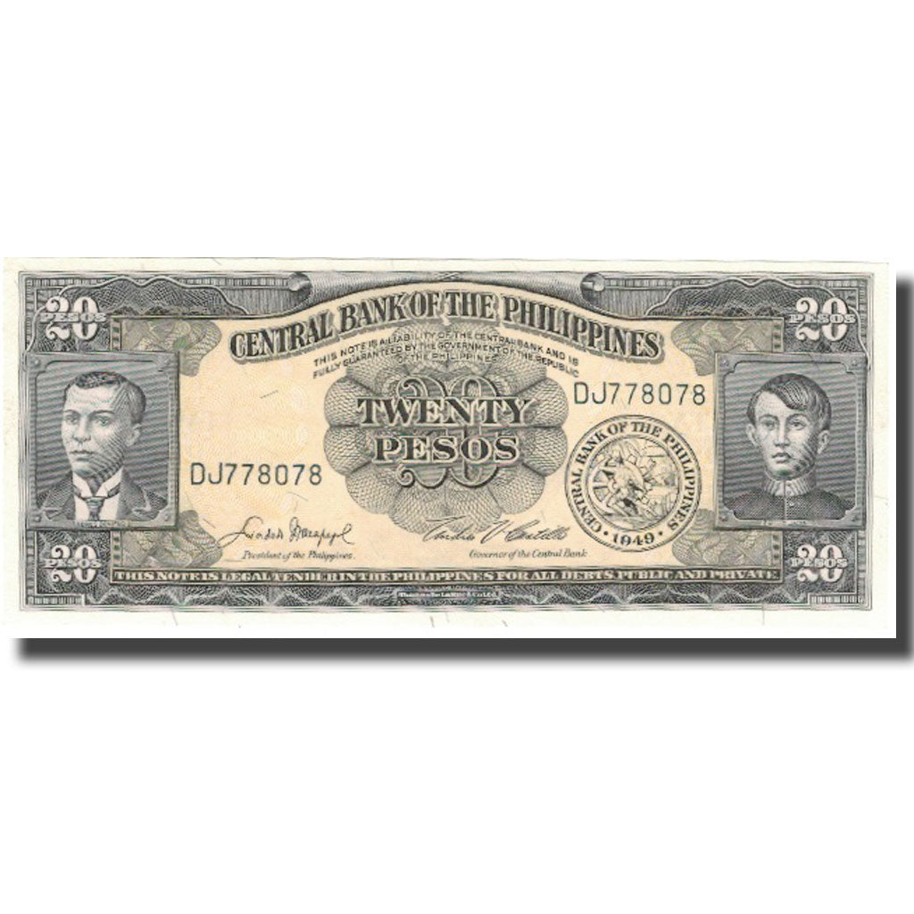 Banconote, Filippine, 20 Pesos, KM:137d, SPL-