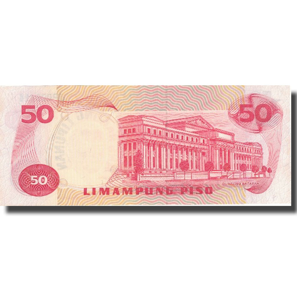 Biljet, Fillipijnen, 50 Piso, KM:163b, NIEUW