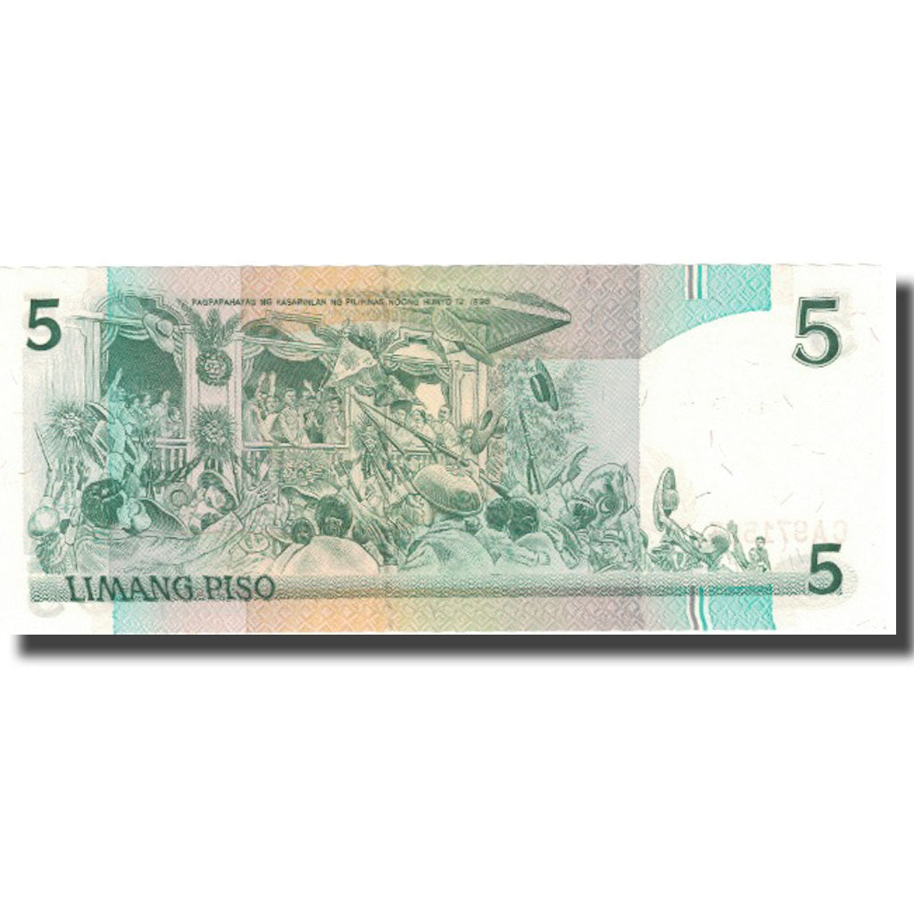 Nota, Filipinas, 5 Piso, KM:168d, UNC(65-70)