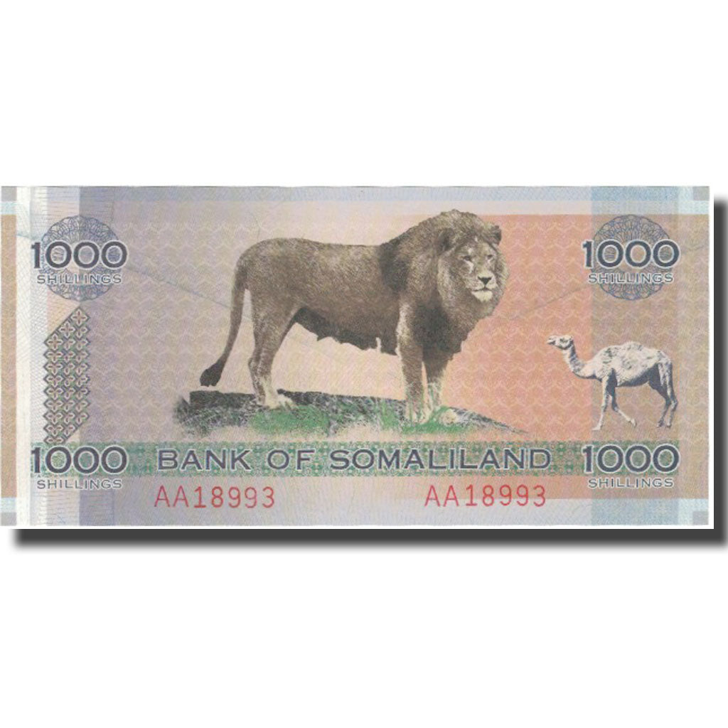 Geldschein, Somaliland, 1000 Shillings, 2006, 2006, KM:CS1a, UNZ