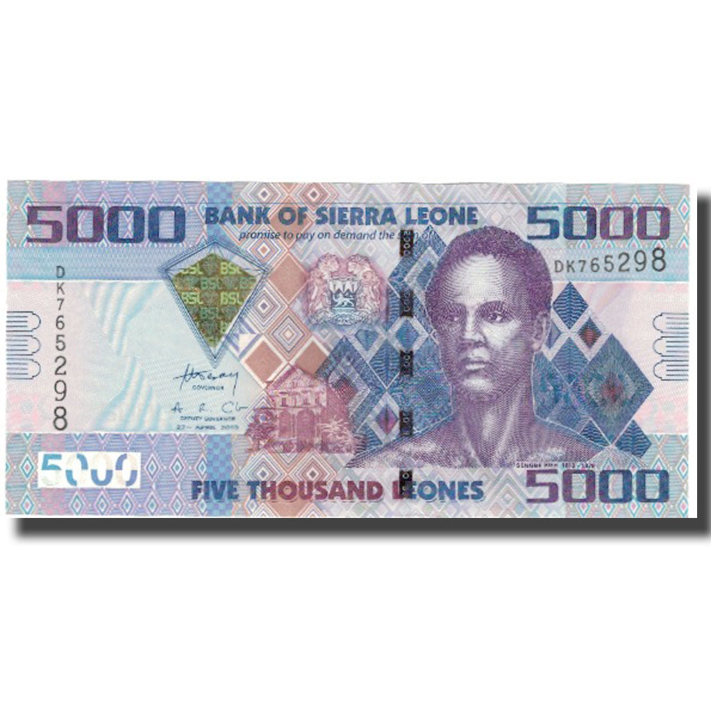 Billet, Sierra Leone, 5000 Leones, 2010, 2010-04-27, KM:32, NEUF