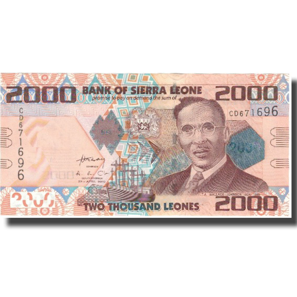 Geldschein, Sierra Leone, 2000 Leones, 2010, 2010-04-27, KM:31, UNZ
