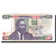 Nota, Quénia, 100 Shillings, 2004, 2004-02-02, KM:42a, UNC(65-70)
