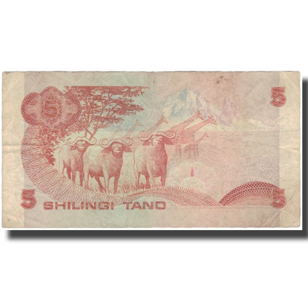 Banconote, Kenya, 5 Shillings, 1981, 1981-01-01, KM:19a, MB+