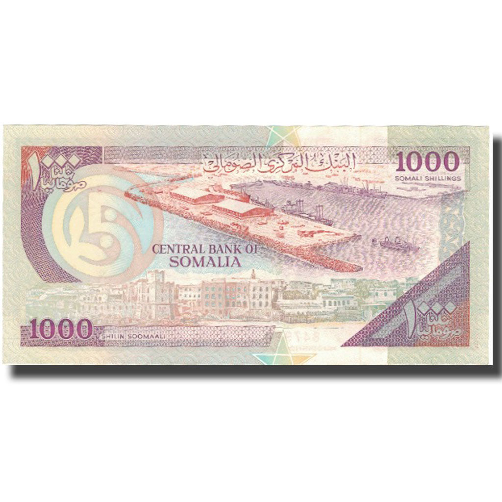 Billet, Somalie, 1000 Shilin = 1000 Shillings, 1990, 1990, KM:37a, NEUF