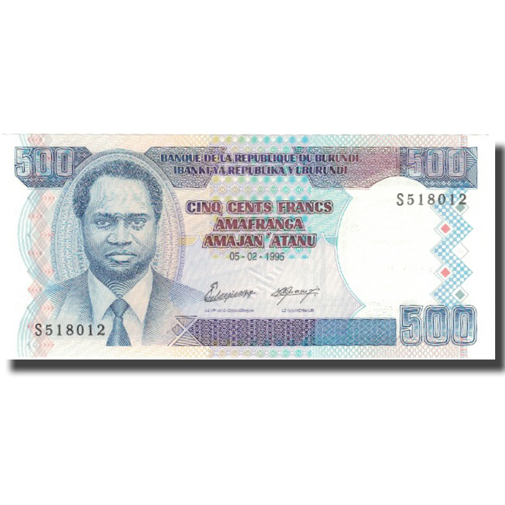 Banknote, Burundi, 500 Francs, 1995, 1995-02-05, KM:37a, UNC(65-70)
