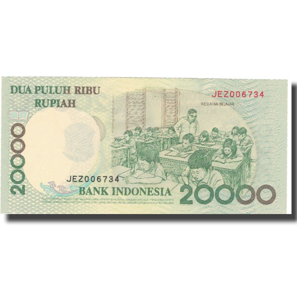 Banknote, Indonesia, 20,000 Rupiah, 1998, 1998, KM:138a, UNC(65-70)