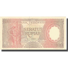 Banknote, Indonesia, 100 Rupiah, 1964, 1964, KM:97a, AU(55-58)
