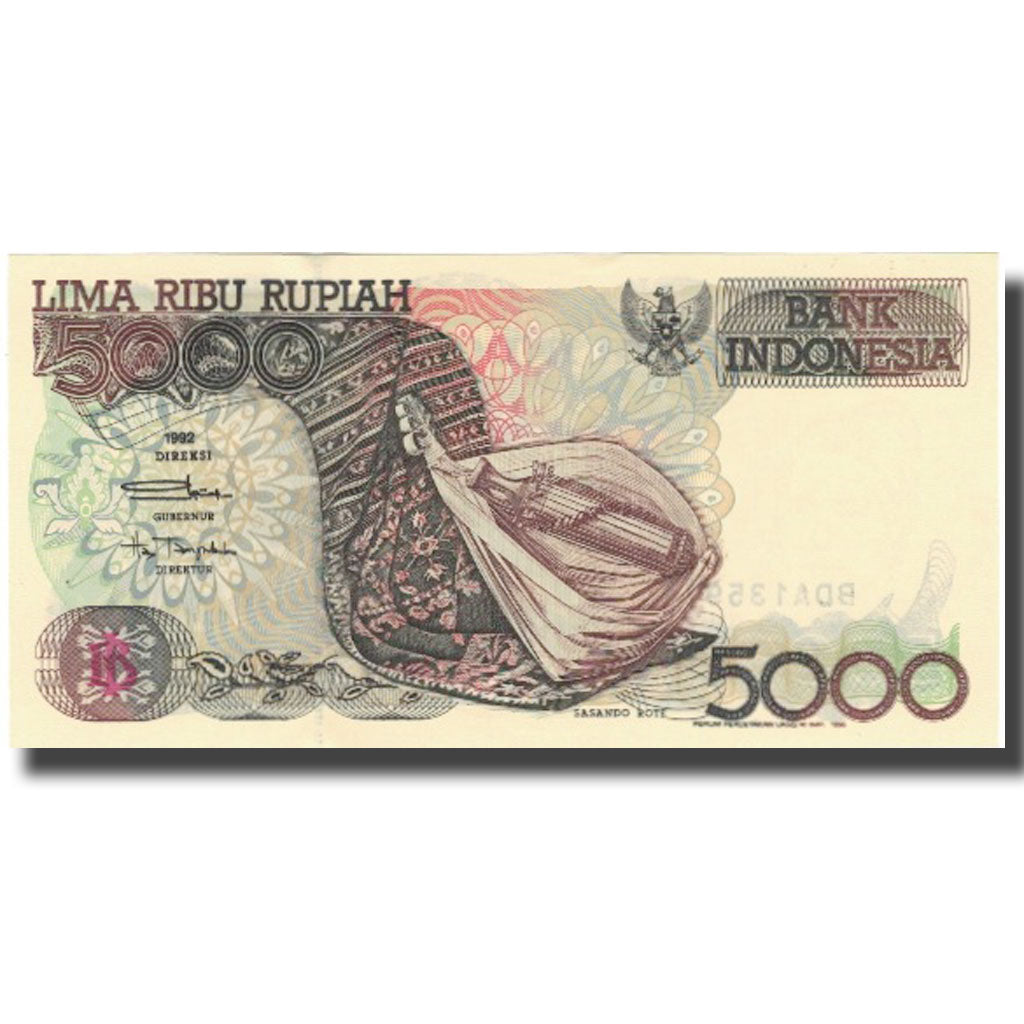 Banconote, Indonesia, 5000 Rupiah, 1992, 1992, KM:130a, FDS