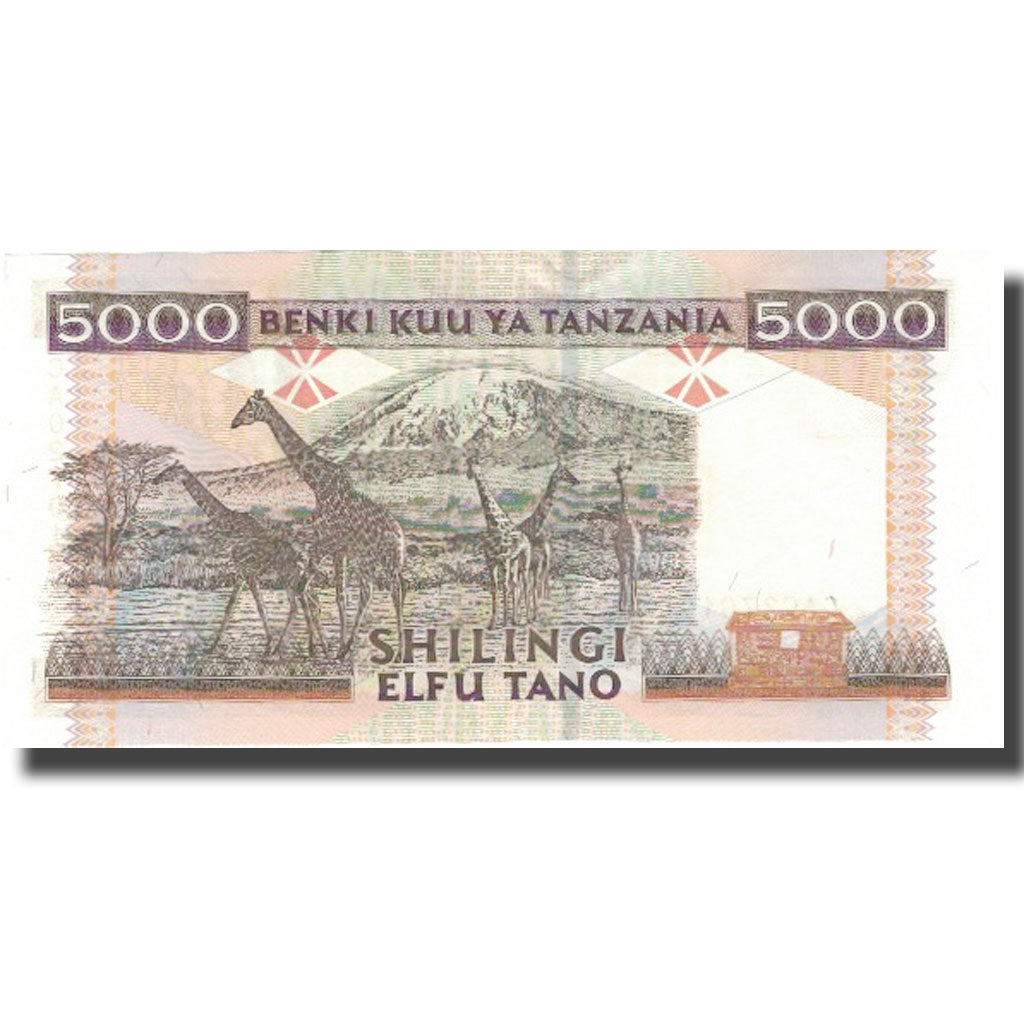 Banconote, Tanzania, 5000 Shilingi, Undated (1997), KM:32, FDS