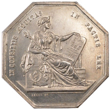 France, Notary, Token, MS(60-62), Silver, Lerouge #19a, 14.00