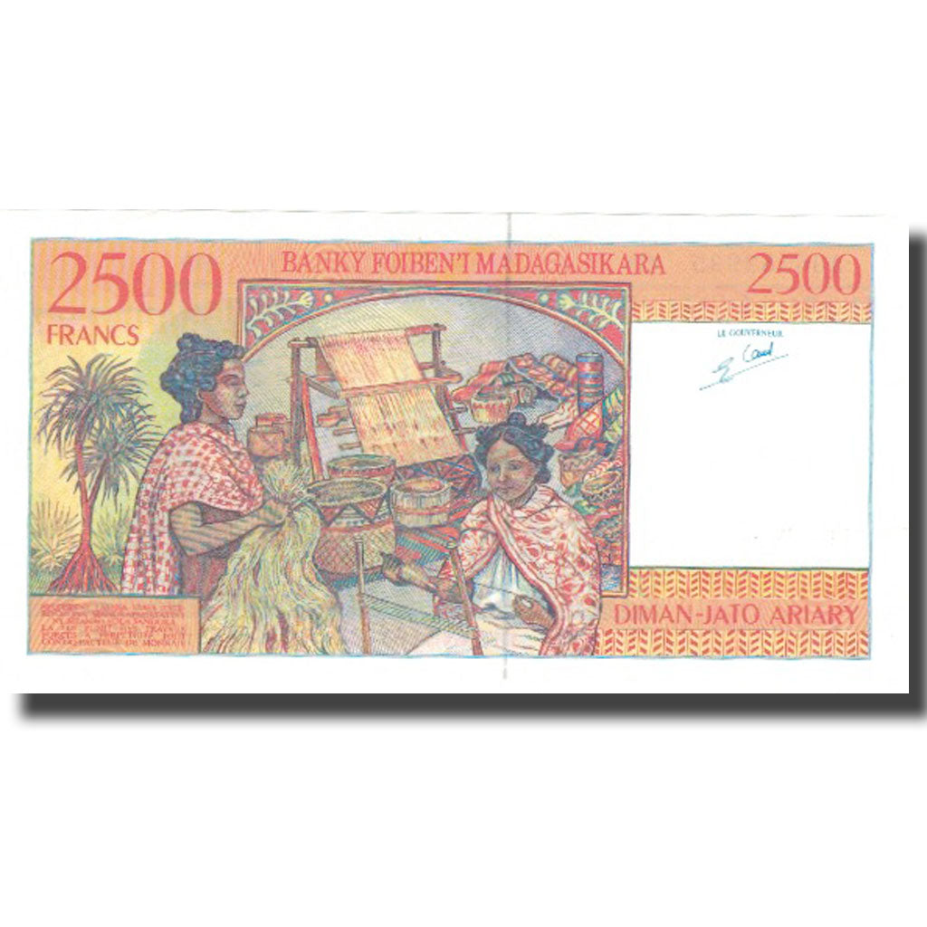 Banknote, Madagascar, 2500 Francs = 500 Ariary, Undated (1998), KM:81