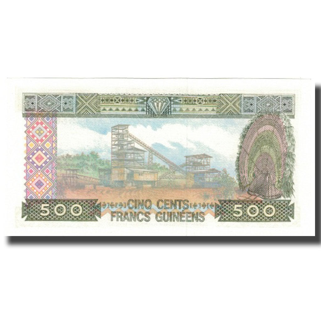 Banknote, Guinea, 500 Francs, 1960, 1960-03-01, KM:31a, UNC(65-70)