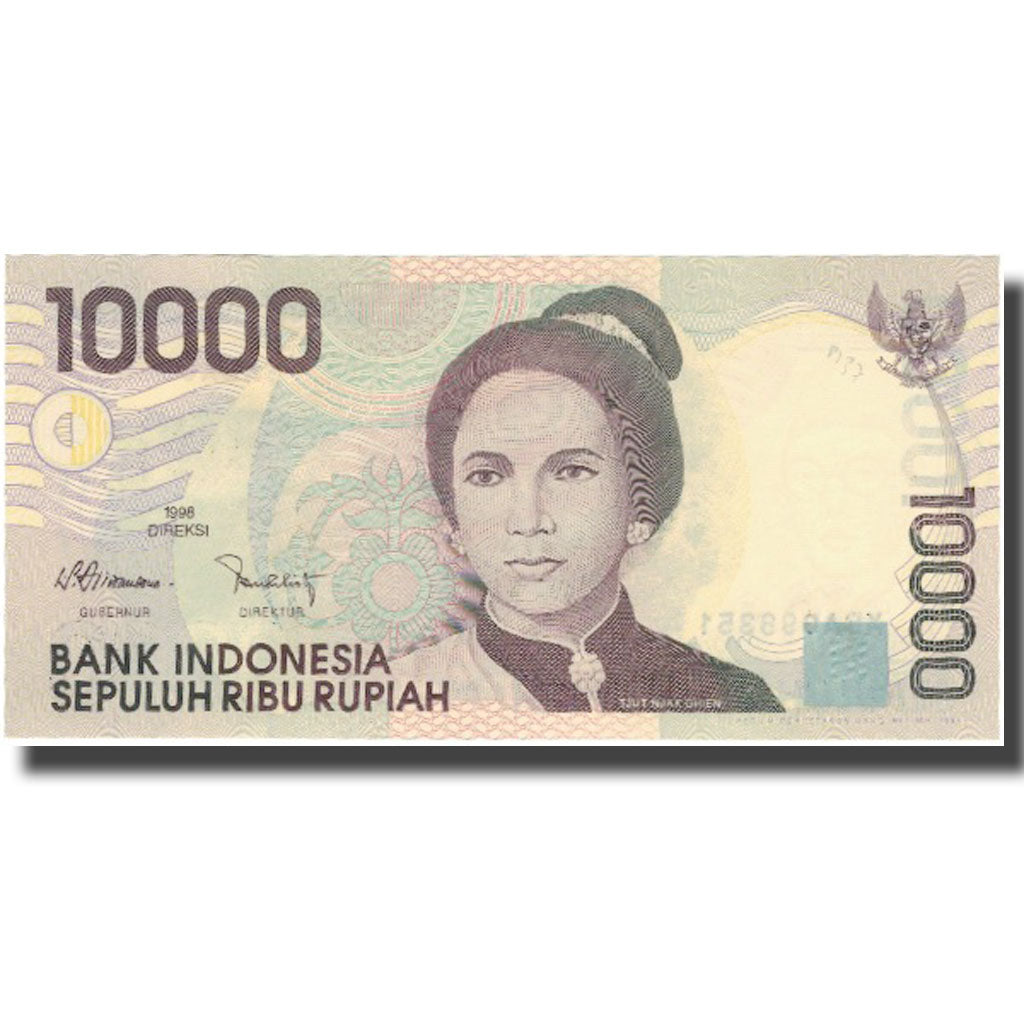Banknote, Indonesia, 10,000 Rupiah, 1998, 1998, KM:137a, UNC(65-70)
