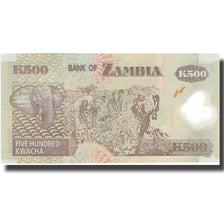 Banconote, Zambia, 500 Kwacha, 2003-11, KM:43f, FDS