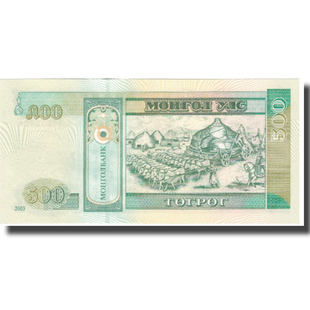 Banconote, Mongolia, 500 Tugrik, 2003, 2003, KM:66a, SPL