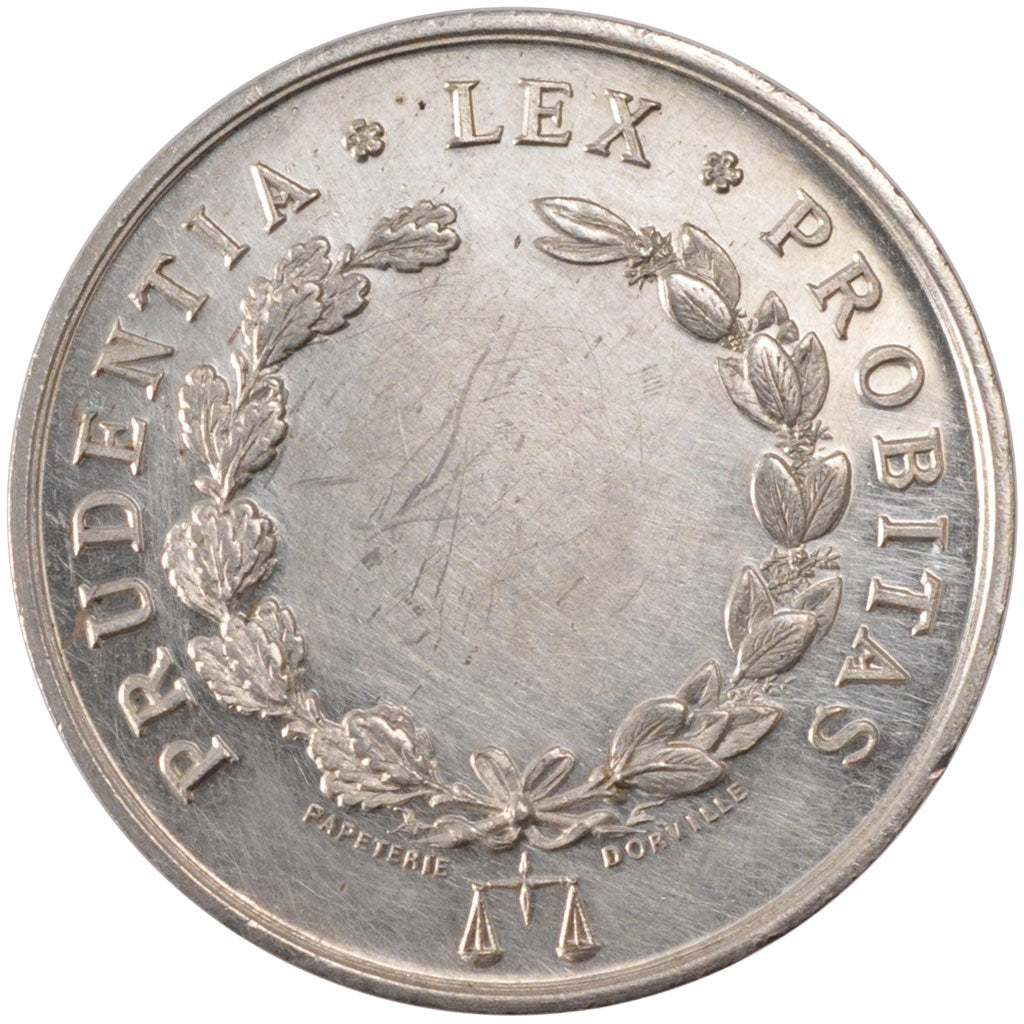 France, Notary, Token, MS(60-62), Silver, Lerouge #65, 12.00