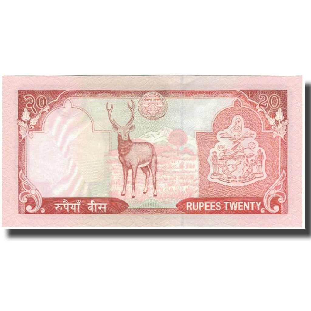 Biljet, Nepal, 20 Rupees, Undated (2002), KM:47, NIEUW