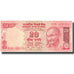 Geldschein, India, 20 Rupees, Undated (2002), KM:89Ad, VZ+
