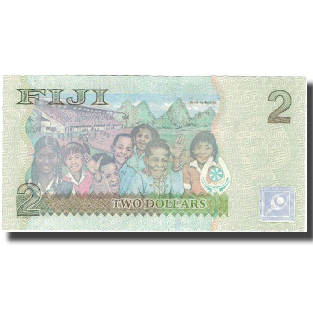 Banknote, Fiji, 2 Dollars, Undated (2007), KM:109a, UNC(60-62)