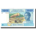 Banknote, Central African States, 1000 Francs, 2002, 2002, KM:207U, UNC(65-70)
