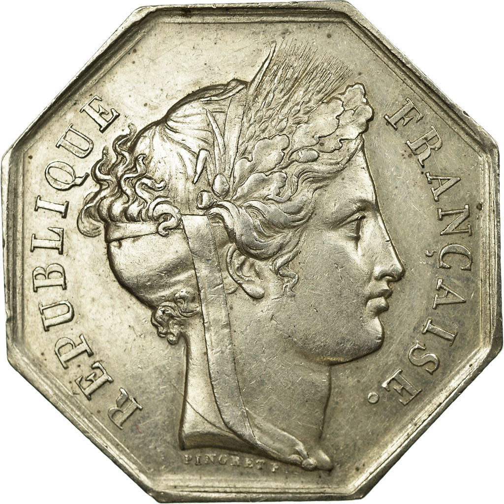 France, Token, Notaires de l'Arrondissement de Châteaudun, Pingret, MS(60-62)