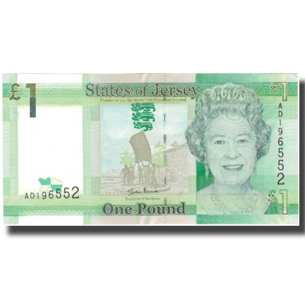 Banconote, Jersey, 1 Pound, Undated (2010), KM:32a, SPL