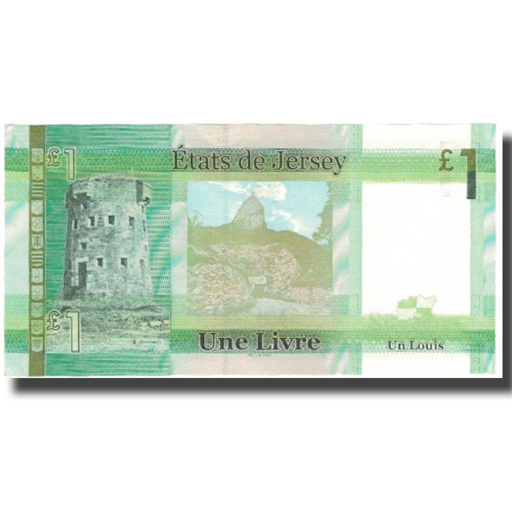 Banconote, Jersey, 1 Pound, Undated (2010), KM:32a, SPL