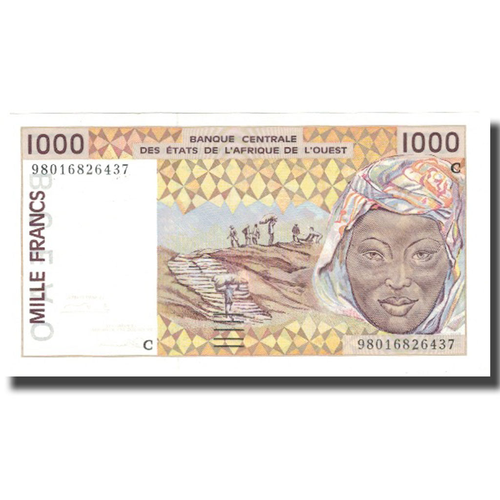 Banknote, West African States, 1000 Francs, 1991-2002, KM:311Ci, UNC(64)
