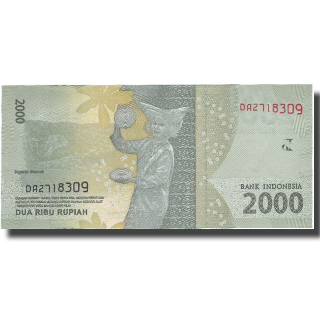 Geldschein, Indonesien, 2000 Rupiah, 2016, 2016, UNZ
