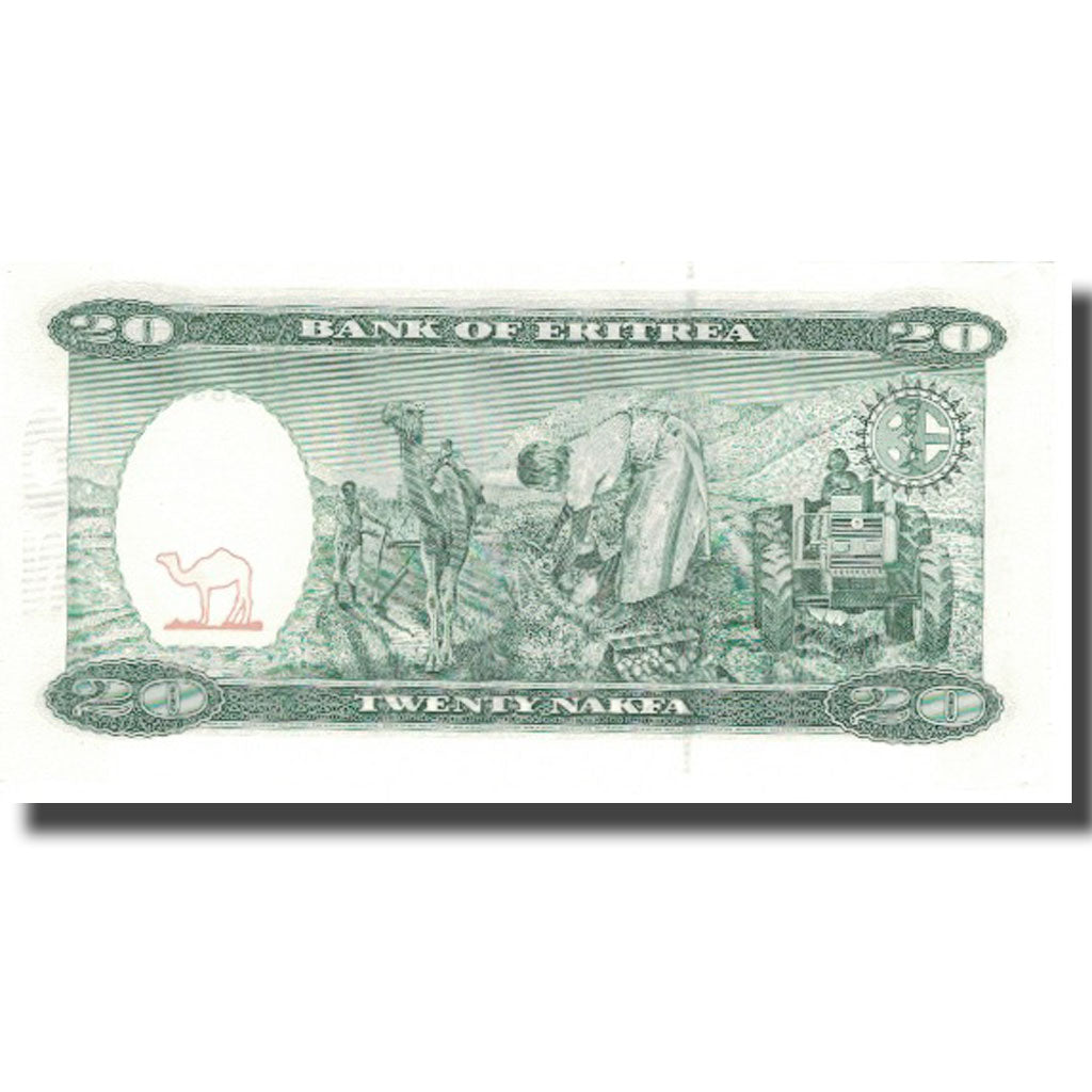 Geldschein, Eritrea, 20 Nakfa, 1997, 1997-05-24, KM:4, UNZ