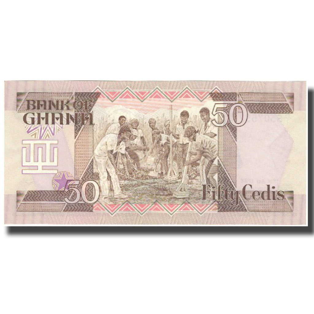 Banknote, Ghana, 50 Cedis, 1986, 1986-07-15, KM:25, UNC(64)
