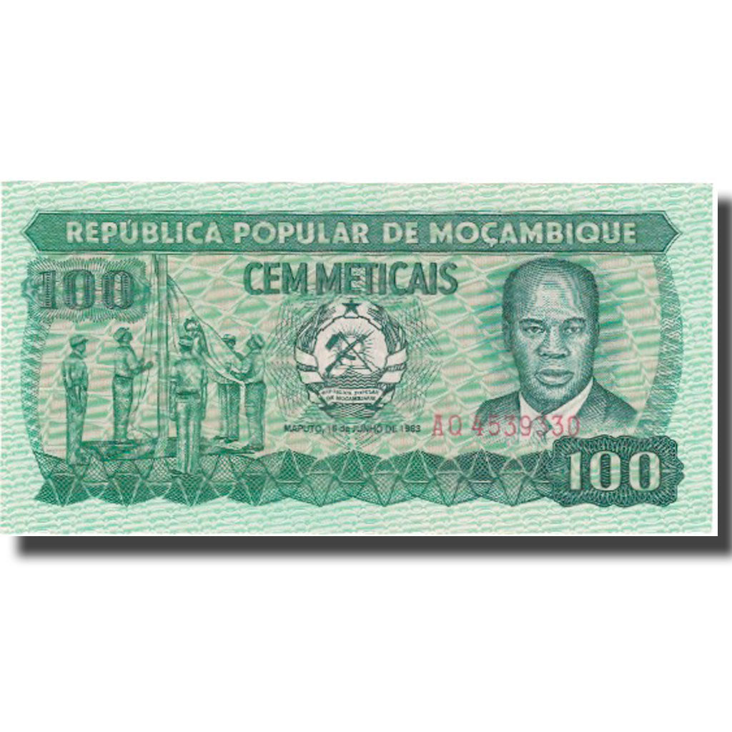 Banknote, Mozambique, 100 Meticais, 1983, 1983-06-16, KM:130b, UNC(63)